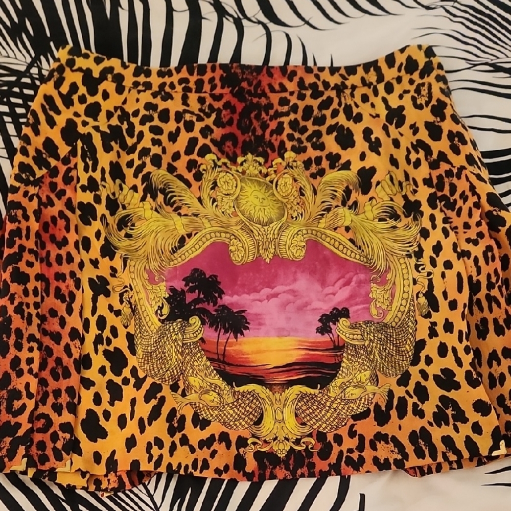 Versace X H&M Vintage Pleated Skirt 100% Silk